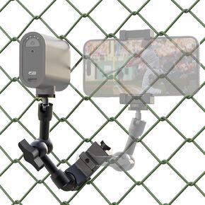 Fence Mount for Mevo - Aluminium Game Changer Mounting Kit with Dual 1/4 Mount Points, All Metal Arm for Recording Baseball and Softball Games, Compatible with Mevo Start and iPhone (1 Arm) in Kuwait