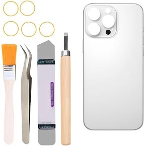 Back Covers Glass Replacement Compatible with iPhone 16 Pro Max 6.9 inches All Carriers with Professional Tool Set (White) in Kuwait