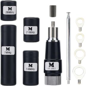 MA-01 V2.8 Portable Telescopic GP Antenna Accessory Kit – Adjustable 100W Collapsible Antenna Component with Coil Set (Default Color) in Kuwait