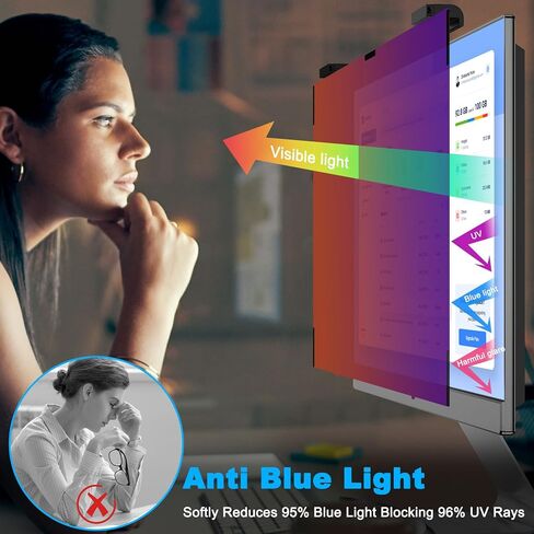 Magnetic Computer Privacy Screen 24 inch for 16:9 Widescreen Monitor in Kuwait