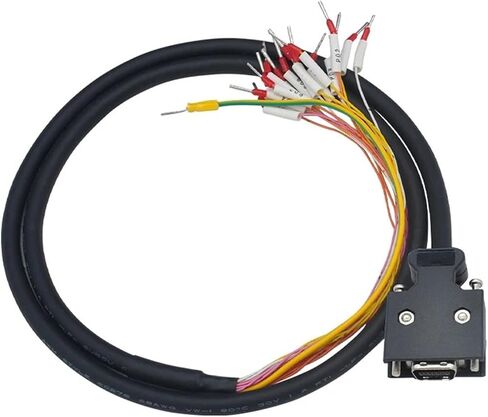 Servo CN1 Interface SCSI14P Connecting Cable Plus Number Tube Terminal 3 Meters 5M Pure Copper Signal Cable(3M) in Kuwait