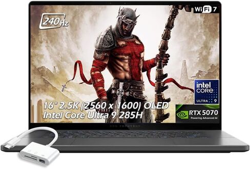 ASUS ROG Strix G16 (2025) Gaming Laptop, 16" ROG Nebula Display 16:10 2.5K 240Hz/3ms, NVIDIA® GeForce RTX™ 5060 Laptop GPU, Intel® Core™ Ultra 9 Processor 275HX, 32GB DDR5, 1TB PCIe SSD, Wi-Fi 7 in Saudi Arabia
