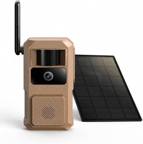 Loatos 48MP Trail Camera, AI Animal Detection 2K Live Cellular Trail Camera in Kuwait
