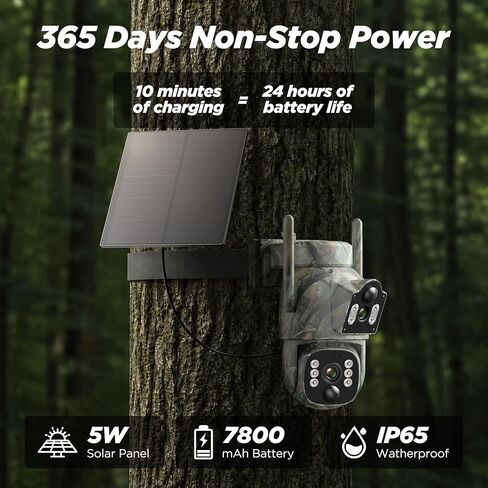Cellular Trail Camera, 4G LTE Dual Lens Game Camera with Live Streaming in Kuwait