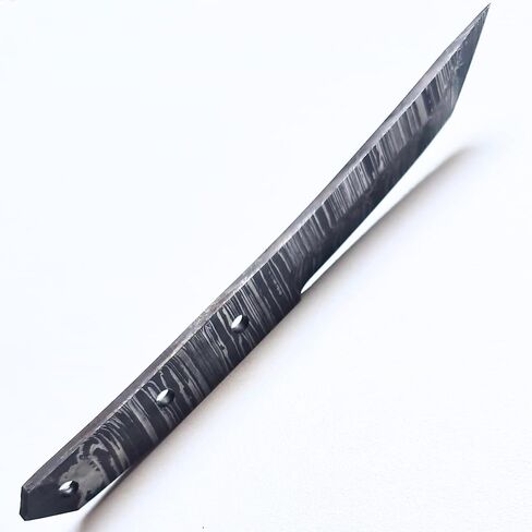 Damascus Knife Blanks for Knife Making Supplies Diy Full Tang 8 inch Damascus Tanto Knife Blade Blank 3757 in Kuwait