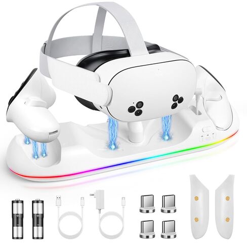 HURRA Charging Dock for Meta Quest 3S/3/2/Pro in Kuwait