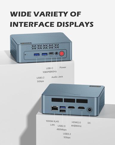 BOSGAME E2 Plus Mini PC AMD Ryzen 5 3501U 8GB RAM 256GB SSD in Kuwait