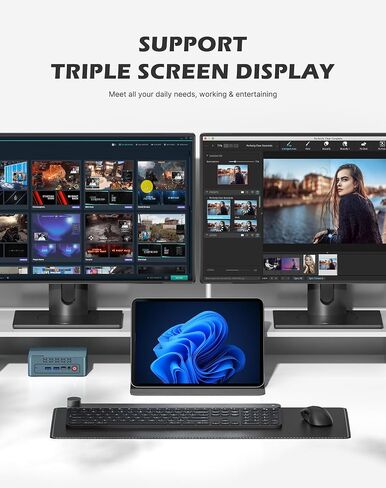 BOSGAME E2 Plus Mini PC AMD Ryzen 5 3501U 8GB RAM 256GB SSD in Kuwait