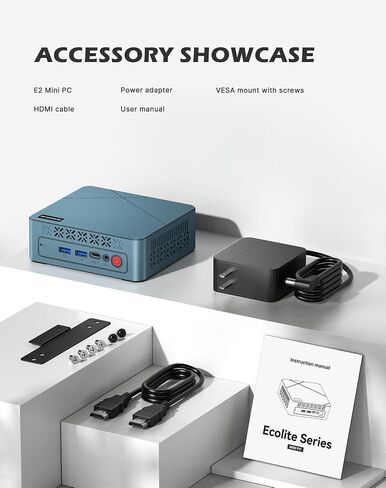 BOSGAME E2 Plus Mini PC AMD Ryzen 5 3501U 8GB RAM 256GB SSD in Kuwait