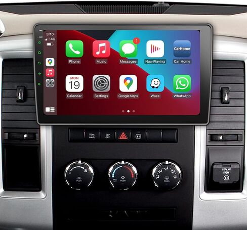 Car Radio for Jeep Wrangler JK 2007-2018 with Wireless CarPlay Android Auto in Kuwait
