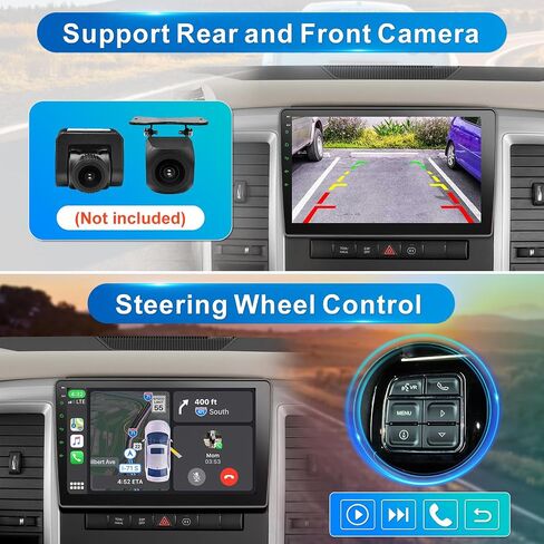 Car Radio for Jeep Wrangler JK 2007-2018 with Wireless CarPlay Android Auto in Kuwait