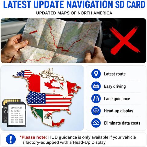 2025 2026 Latest Navigation SD Card KR9D66EZ1B,Compatible with Mazda 2025-2026 CX-50/3/CX-30/CX-70,2024-2026 MX-5,Mazda CX-50 Hybrid SD Navigation Cards Updated Maps for USA/CAN/MEX in Kuwait