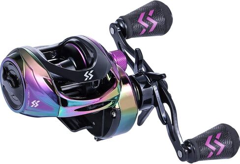Sougayilang Baitcasting Reels - Colorful Fishing Reel, 8.0:1/7.3:1 Gear Ratios, 9+1 BB, Magnetic Braking System in Kuwait