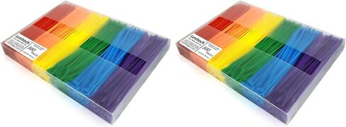 6 Inches 300 Pcs Multi-Purpose Cable Ties, Assorted Colored in Kuwait