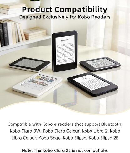 Kobo Ring Page Turner | Bluetooth Remote Control for Kobo e-Readers in Kuwait