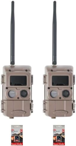 Cuddeback Cuddelink 2 Blackflash Cameras L Series and 2 16 GB SD Cards New in Kuwait