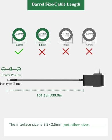12V 1A Power Supply, AC Adapter 100-240V AC to DC 12V 1A Power Cord Adapter in Kuwait