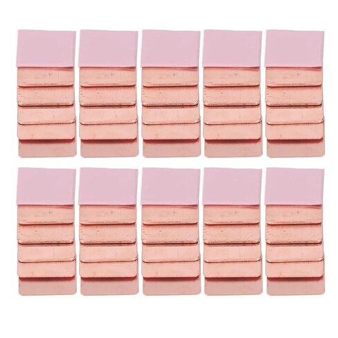 Fafeicy Copper Heat Sink Thermal Pad Kit 60pcs 6 Types with Silicone Thermal Pad for CPU GPU VGA VRAM RAM IC Chip in Kuwait