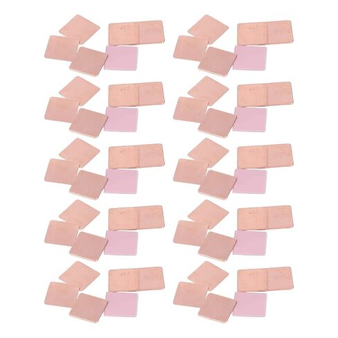 Fafeicy Copper Heat Sink Thermal Pad Kit 60pcs 6 Types with Silicone Thermal Pad for CPU GPU VGA VRAM RAM IC Chip in Kuwait