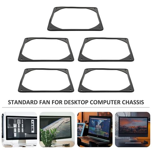 VANZACK Mm Computer Fan Noise Reducing Silicone 5pcs Shock Absorption Pad Anti-Vibration Gasket Wear-Resistant, Easy to Clean for Computer Fan and Chassis for PC Cooling in Kuwait
