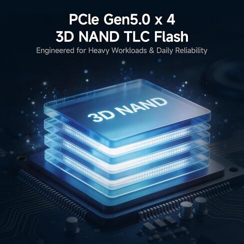 fanxiang 1TB PCIe 5.0 NVMe M.2 SSD,Up to 14000 MB/s,High Performance Solid State Drive for 8K Video Editing, AI Training,Gaming, PC, Laptop in Kuwait