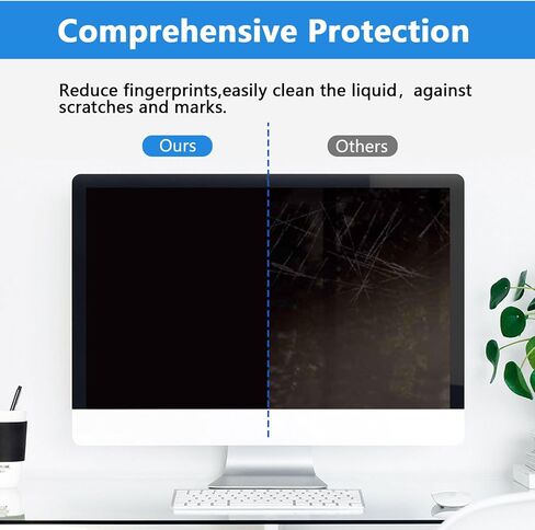 AIZYR 35 Inch Computer Monitor Privacy Screen Filter with 21:9 Ratio Anti-Glare Anti Scratch Screen Protector Privacy Shield(82X34.5cm) in Kuwait