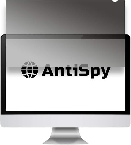 23 inch AntiSpy Privacy Screen | 23.8 Monitor Privacy Filter - 2 Attachment Options | Robust and Reusable Protector | Adhesive Privacy Filter for iMac and other Computer | Anti-glare Privacy Filters in Kuwait