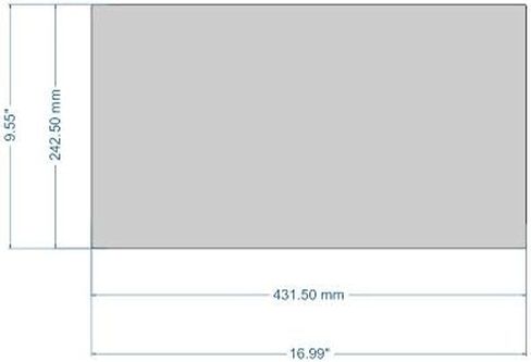 PcProfessional 2 Way Privacy Filter for AOC 19.5" Computer Monitor Aspect Ratio 16:9 [Non Touch] Anti Scratch Filter Radiation in Saudi Arabia