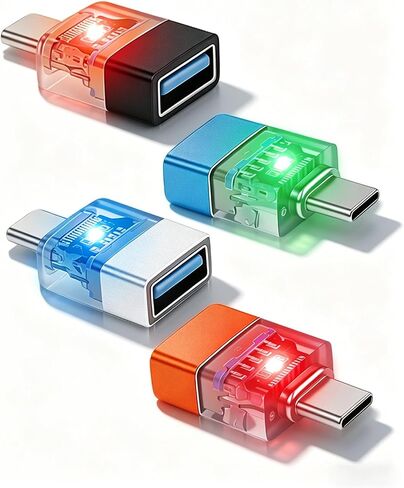 USB to USB C Adapter 4 Pack in Kuwait