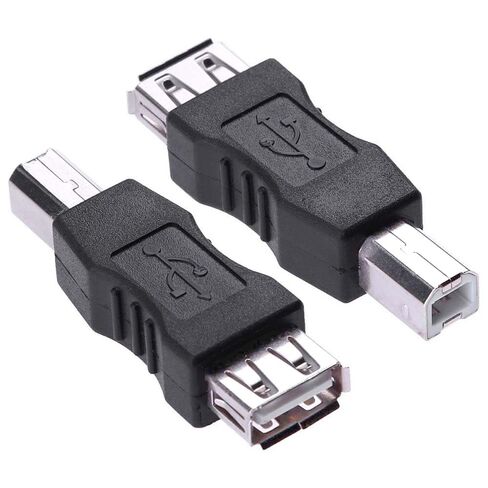 Herfair Female USB to Printer USB Adapter 2-Pack USB Type A to B Adapters in Kuwait
