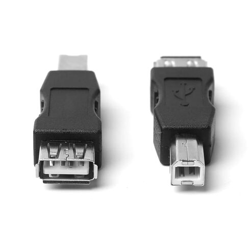 Herfair Female USB to Printer USB Adapter 2-Pack USB Type A to B Adapters in Kuwait
