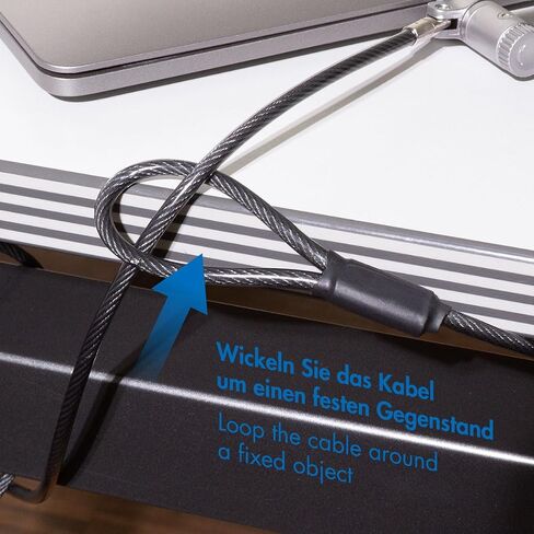 LogiLink NBS015 MacBook Pro Anti-Theft 2m Cut Resistant Cable, 14" & 16" (2021-2024) in Kuwait