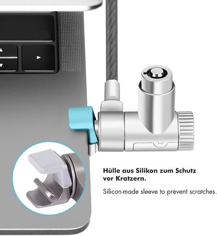 LogiLink NBS015 MacBook Pro Anti-Theft 2m Cut Resistant Cable, 14" & 16" (2021-2024) in Kuwait