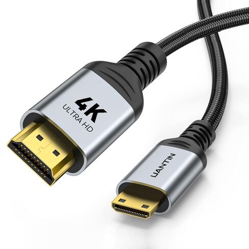 UANTIN Mini HDMI to HDMI Cable 6FT, 4K 60Hz Bi-Directional 2.0 Cord in Kuwait