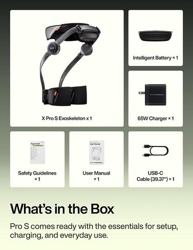 Hypershell X Pro S Walking Exoskeleton for Daily Use, Up to 30% Less Effort in Kuwait