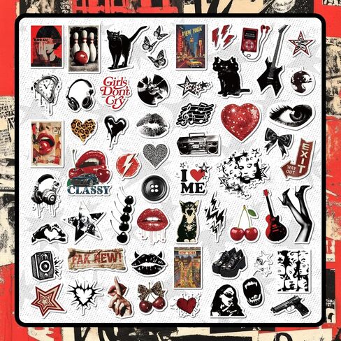 200Pcs Vintage Aesthetic Stickers for Journaling, Waterproof Vinyl Cute Sticker Pack for Adults & Teens, Scrapbooking, Journaling, Kindle, Laptop & Water Bottles in Kuwait