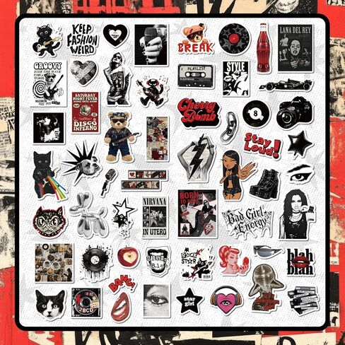 200Pcs Vintage Aesthetic Stickers for Journaling, Waterproof Vinyl Cute Sticker Pack for Adults & Teens, Scrapbooking, Journaling, Kindle, Laptop & Water Bottles in Kuwait