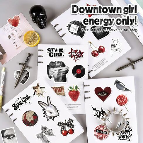 200Pcs Vintage Aesthetic Stickers for Journaling, Waterproof Vinyl Cute Sticker Pack for Adults & Teens, Scrapbooking, Journaling, Kindle, Laptop & Water Bottles in Kuwait