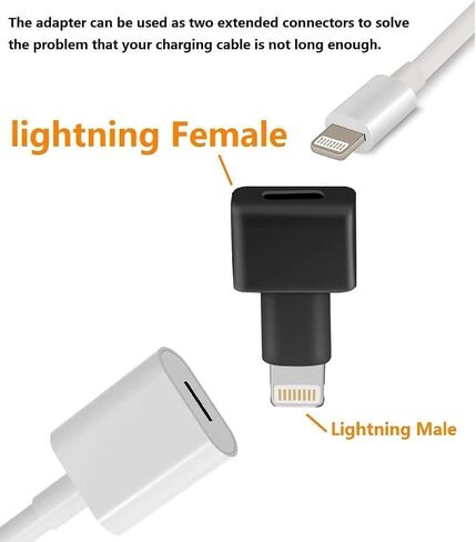 [Apple MFi Certified] Lightning Charging Extender Adapter 5 Pack in Kuwait