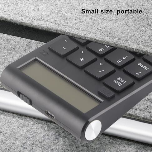 Wireless Numeric Keypad, Number Keyboard with USB Receiver (Black) in Kuwait