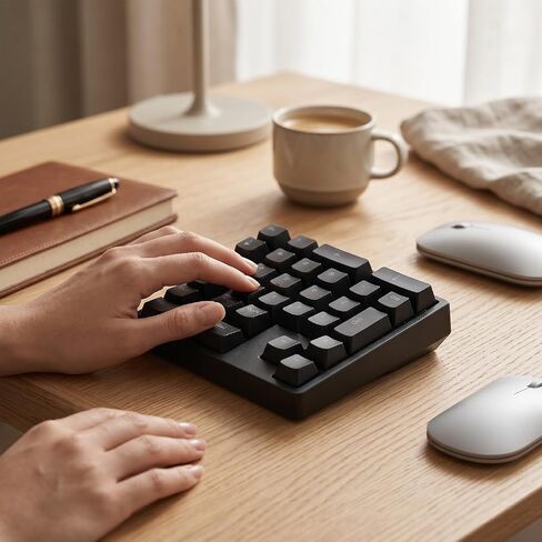 Diydeg Number Pad, USB Wired Mechanical Numpad, 34 Keys in Kuwait