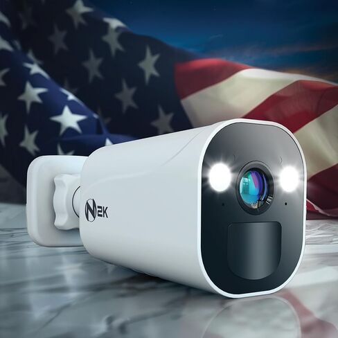 Night Owl 4 Wire Free Battery 1080p Cameras with Hub and 64gb microSD, Motion Alerts, Remote Viewing, No Monthly Fees in Kuwait