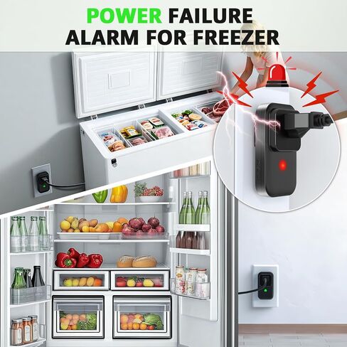 Power Failure Alarm WiFi, Freezer Power Outage Alarm, Free App Notification in Kuwait