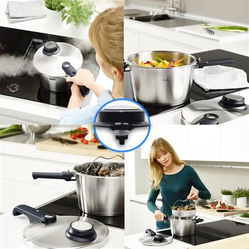 Anakel Home Pack of 2 Silicone Sealing Rings for Fissler Vitavit Premium and Vitavit Comfort Pressure Cookers in Kuwait
