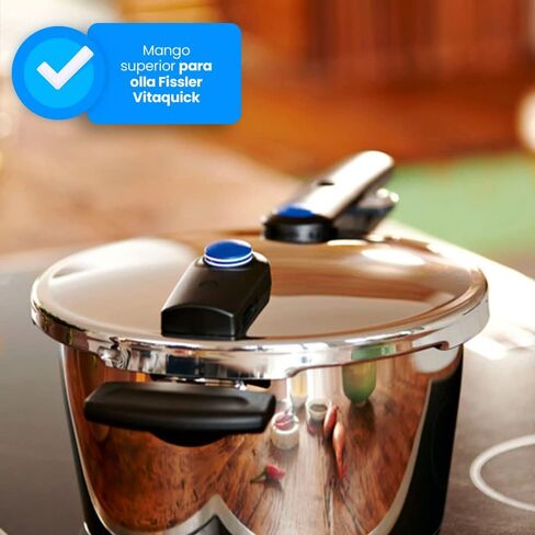 ANAKEL HOME Top Handle Compatible with Fissler Vitaquick Pressure Cooker | Original Replacement Part, Easy to Remove in Kuwait