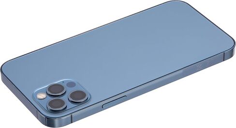 Best Shopper - Replacement Back Housing W/Small Components Pre-Installed Compatible for iPhone 12 Pro (No Logo) (Aftermarket Plus) (International Version) (Pacific Blue) in Kuwait