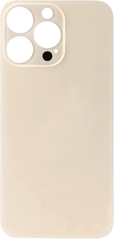 Best Shopper - Replacement Back Housing Glass Cover with Larger Camera Hole Compatible with Apple iPhone 13 Pro Max (A2641) - Gold in Kuwait