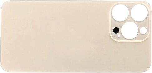 Best Shopper - Replacement Back Housing Glass Cover with Larger Camera Hole Compatible with Apple iPhone 13 Pro Max (A2641) - Gold in Kuwait