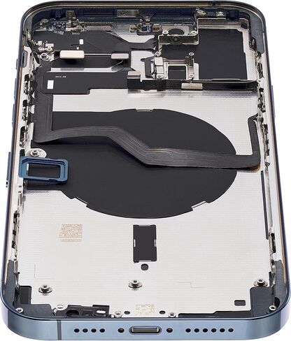 Best Shopper - Replacement Back Housing W/Small Components Pre-Installed Compatible for iPhone 12 Pro Max (No Logo) (Aftermarket Plus) (International Version) (Pacific Blue) in Kuwait