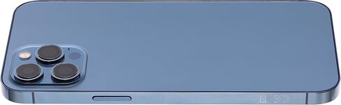 Best Shopper - Replacement Back Housing W/Small Components Pre-Installed Compatible for iPhone 12 Pro Max (No Logo) (Aftermarket Plus) (International Version) (Pacific Blue) in Kuwait